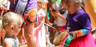 Crianças no carnaval 