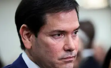 U.S. Secretary of State Marco Rubio looks on on the day of a briefing for the House of Representatives on the situation in Venezuela, on Capitol Hill in Washington, D.C., U.S., January 7, 2026. REUTERS/Evelyn Hockstein