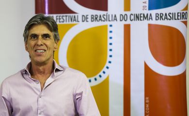 Brasília- O Festival de Brasília do Cinema Brasileiro anuncia a programação da 49º edição nesta segunda (5). Participa da coletiva o secretário de Cultura do Distrito Federal, Guilherme Reis (Elza Fiuza/Agência Brasil)