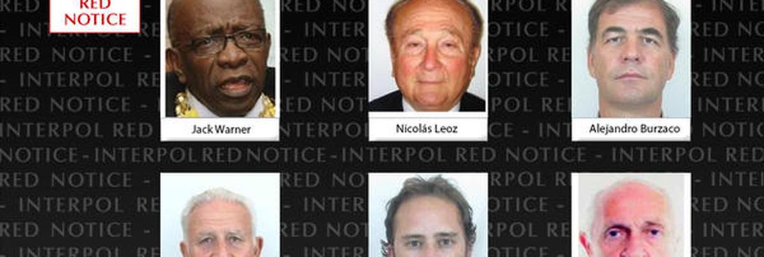 Interpol solta alerta internacional sobre acusados do caso Fifa