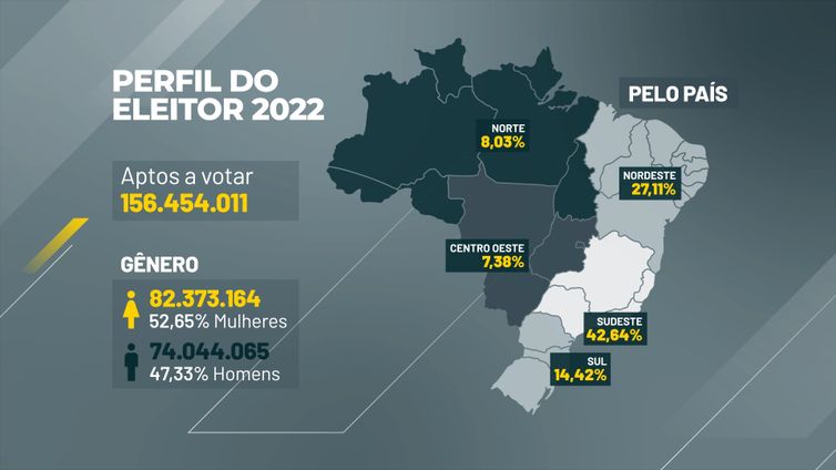 Perfil do eleitor - Eleições 2022