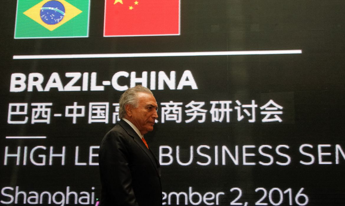 Xangai(China)- O presidente Michel Temer durante Seminário Empresarial de Alto Nível Brasil-China em Xangai (Beto Barata/PR)