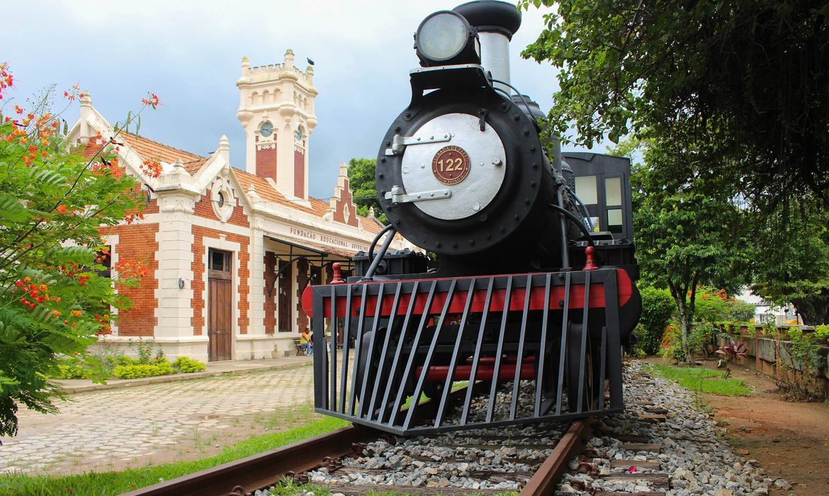 Antiga estação ferroviária de Vassouras, no estado do Rio de Janeiro.