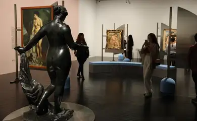 São Paulo (SP), 26/03/2025 - Mostra de Renoir no edifício Pietro Maria Bardi, prédio anexo do Museu de Arte de São Paulo Assis Chateaubriand - Masp, na Avenida Paulista. Foto: Rovena Rosa/Agência Brasil
