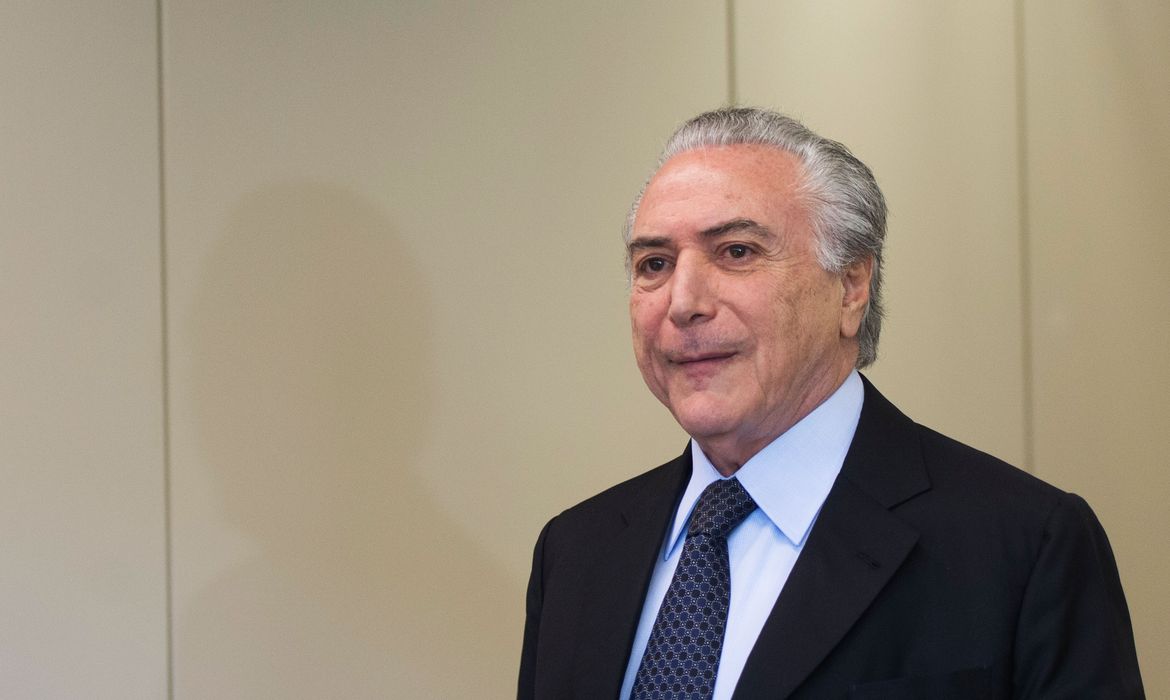 O presidente da República, Michel Temer, recebe líderes da Câmara dos Deputados ( Marcelo Camargo/Agência Brasil)