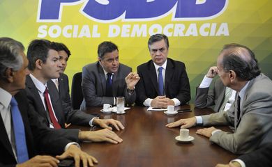 Entrevista com os senadores brasileiros que sofreram hostilidade na Venezuela quando pretendiam visitar presos políticos opositores ao governo de Nicolás Maduro( Antonio Cruz/Agência Brasil)