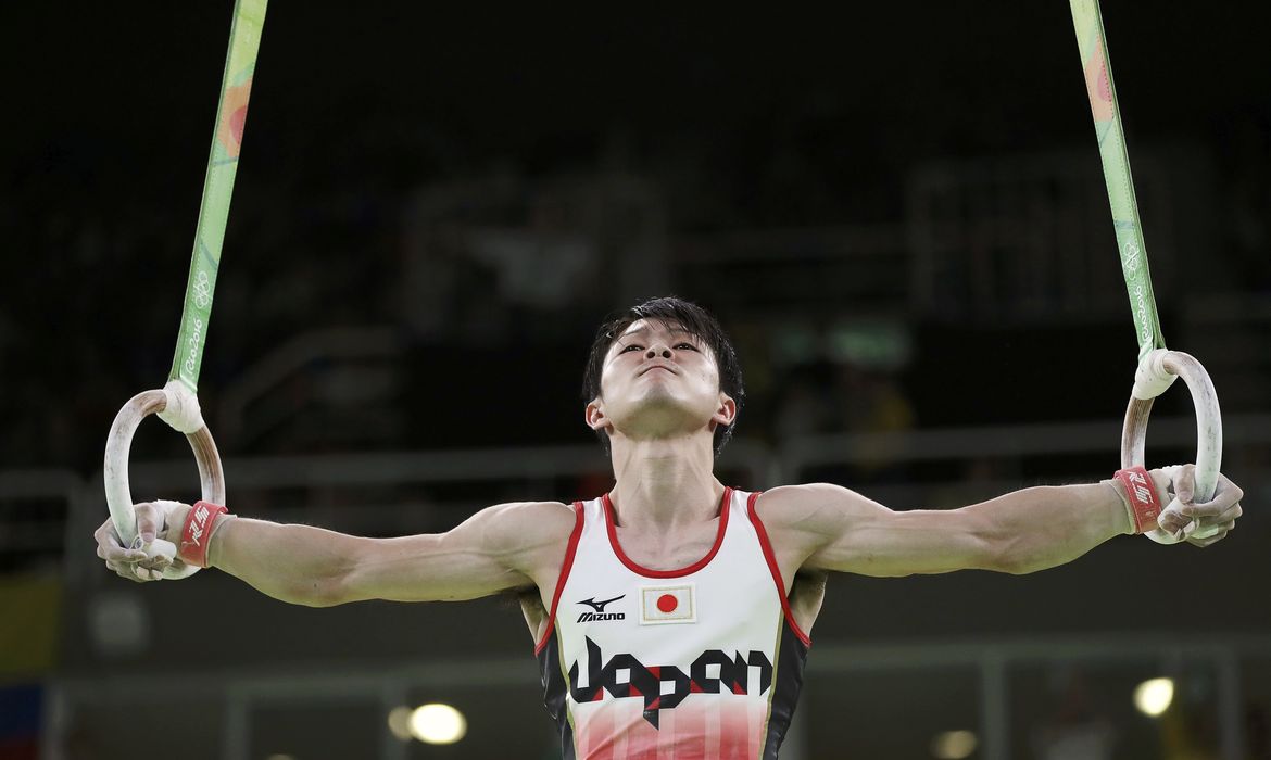 O ginasta japonês Kohei Uchumura conquistou o bicampeonato olímpico no individual geral