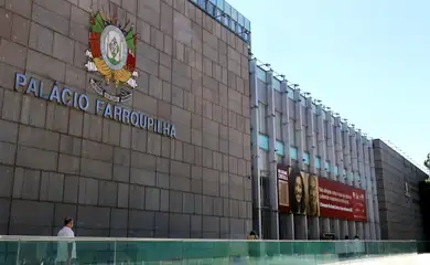 Recepção do Fórum Social Mundial, na Assembleia Legislativa do Rio Grande do Sul, em Porto Alegre.