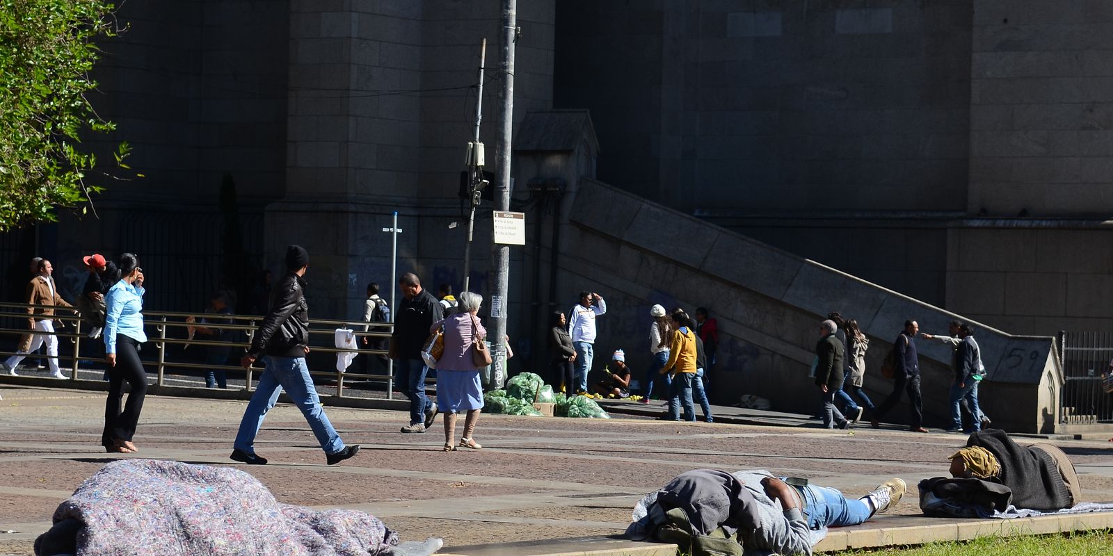 Praça da Sé ganha obra em respeito à população em situação de rua, Secretaria Municipal de Direitos Humanos e Cidadania