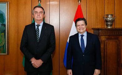 (Brasília - DF, 17/03/2020) Encontro com Euclides Acevedo, Chanceler do Paraguai.
Foto: Isac Nóbrega/PR