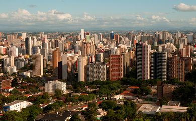 Paisagens da torre panoramica,Curitiba,Paraná