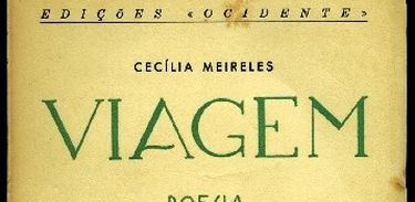 Capa do livro de poemas Viagem, de Cecília Meireles