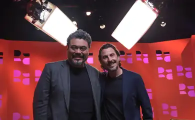 São Paulo (SP), 25/09/2025 - DR com Demori recebe o jornalista, cientista político e professor, Leonardo Sakamoto..Foto: Paulo Pinto/Agência Brasil