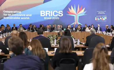 Brasília (DF), 26/02/2025 - O presidente Luiz Inácio Lula da Silva participa da sessão especial de abertura da primeira reunião de sherpas da presidência brasileira do BRICS, no Palácio Itamaraty. Foto: Marcelo Camargo/Agência Brasil