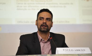 Presidente da Comissão de Justiça, Paulo Abrão,durante seminário Internacional Contra a Impunidade e o Esquecimento (Elza Fiuza/Agência Brasil)