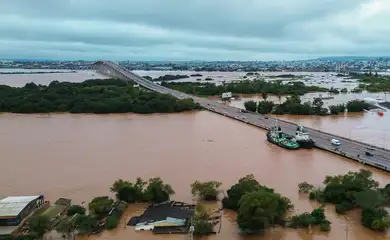 03/05/2024, As fotos chuvas dos últimos dias causaram alagamentos na cidade de Porto Alegre. Foto: Concresul/Divulgação
