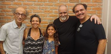 Tim Rescala, Maria Teresa Madeira, Maria Vitoria, Lionel Fischer e Claudio Mendes