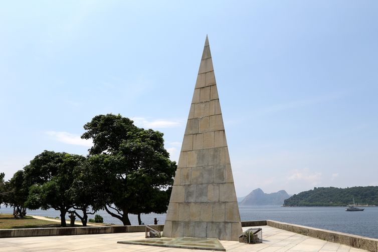 Rio de Janeiro (RJ), 28/02/2023 - Monumento a Estácio de Sá, no aterro do Flamengo, zona sul da cidade. Foto:Tânia Rêgo/Agência Brasil
