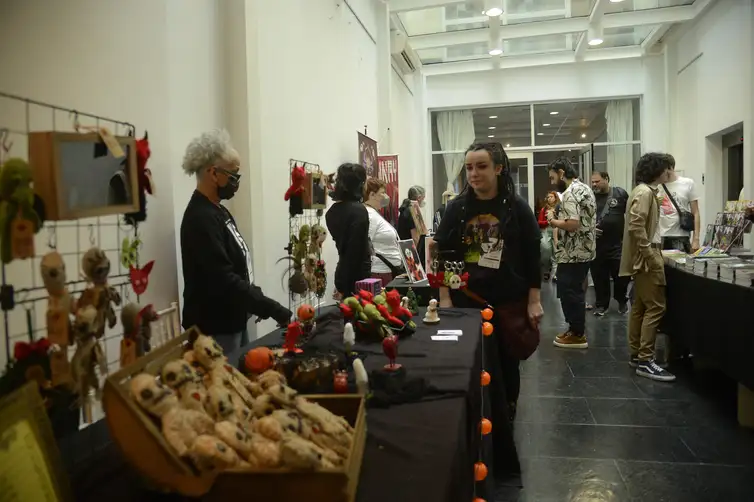 Tomaz Silva/Agênca Brasil Festival de terror, Hell de Janeiro reúne artistas e suas obras em evento no Instituto Cervantes, no Rio de Janeiro.