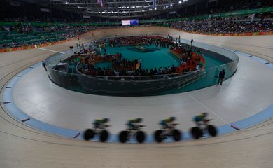 Velódromo dos Jogos Rio 2016, no Parque Olímpico