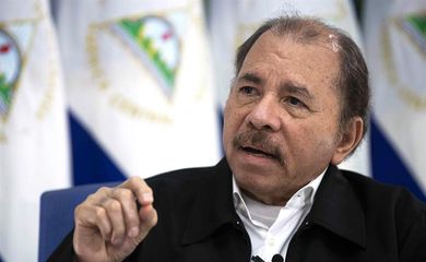 Presidente da Nicarágua Daniel Ortega concede entrevista à Agência EFE