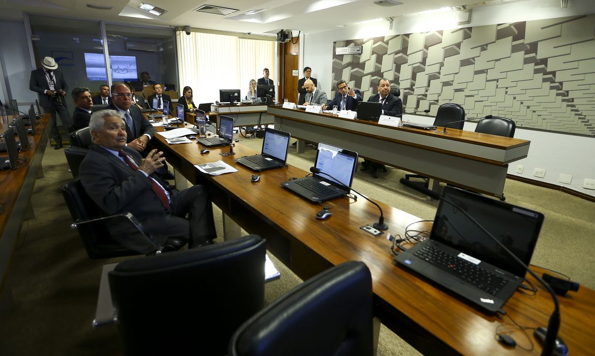 O presidente do Banco Central, Roberto Campos Neto, durante audiência pública na Comissão de Assuntos Econômicos do Senado. 