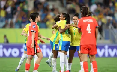 Brasília (DF),  12/04/2026 -  Brasil deslancha com Kerolin e goleia Coreia do Sul pelo Fifa Series.
Foto: Livia Villas Boas/CBF