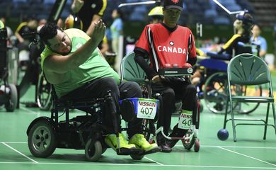Rio de Janeiro - Na competição de bocha, o Brasil vence o Canadá por 4 a 3, na Paralimpíada Rio 2016 (Tomaz Silva/Agência Brasil)