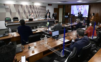 Comissão Parlamentar de Inquérito da Pandemia se reúne no Senado