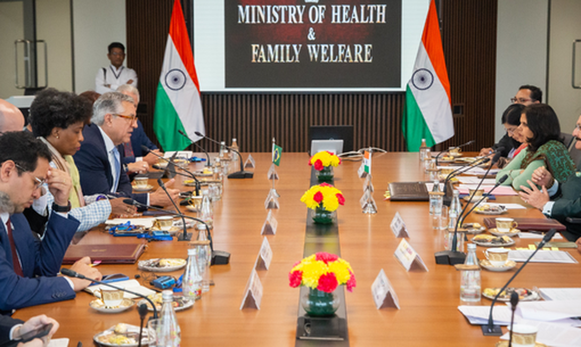 Rafael Nascimento/MS Brasil quer parceria com Índia para produção de remédios e vacinas