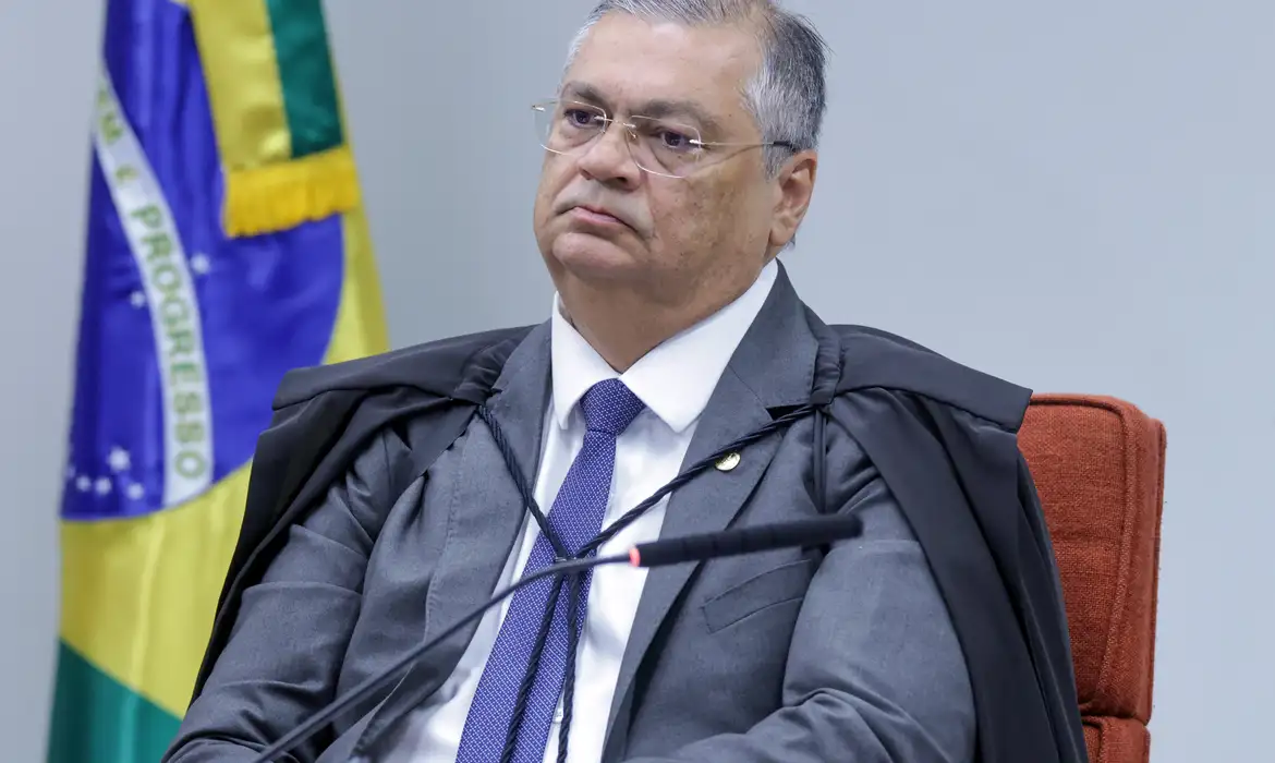 Rosinei Coutinho/STF Brasília (DF), 14/10/2025 - Ministro Flávio Dino durante sessão no STF de julgamento da Ação Penal 2694 -Núcleo 4 da trama golpista. Foto: Rosinei Coutinho/STF