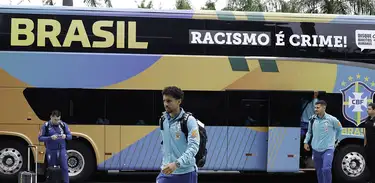 Chegada da Seleção Brasileira em São Paulo
