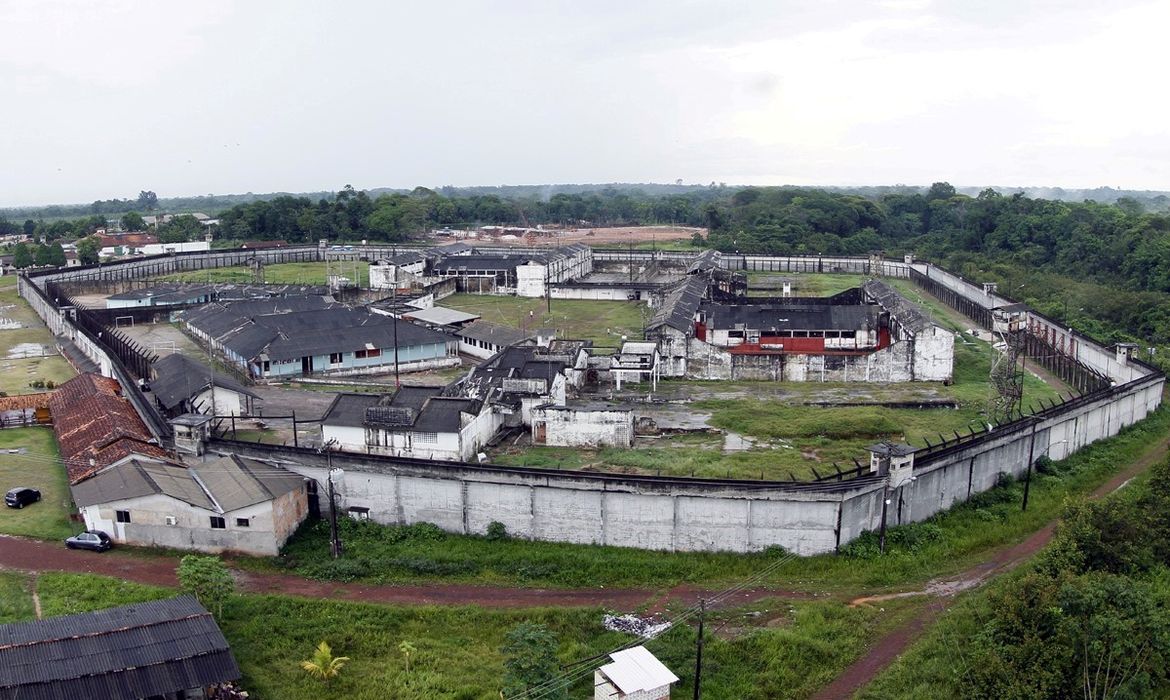 Foto aérea do Complexo Penitenciário de Santa Izabel (Thiago Gomes/Ascom Susipe/direitos reservados)