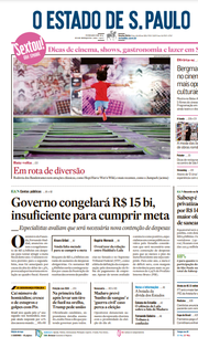 Capa do Jornal O Estado de S. Paulo Edição 2024-07-19