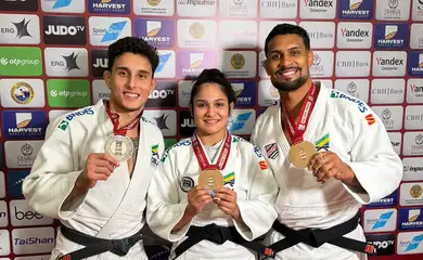 Cazaquistão - 10/05/2026 - Brasil chega a sete medalhas no Grand Slam de Astana. Foto: Divulgação - CBJ 

