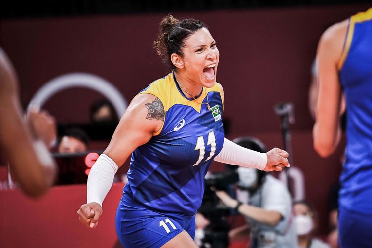 Divulgação/FIVB Tandara comanda vitória do Brasil