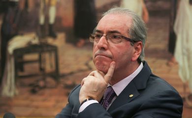 Brasília - O deputado Eduardo Cunha começou sua defesa, na Comissão de Constituição e Justiça da Câmara, dizendo que o processo de cassação contra ele teve motivação política (Fabio Rodrigues Pozzebom/Agência Brasil)