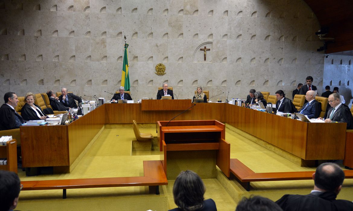 Brasília - Supremo Tribunal Federal (STF) julga como deve ser o rito de tramitação do processo de impeachment da presidente Dilma Rousseff no Congresso Nacional (José Cruz/Agência Brasil)