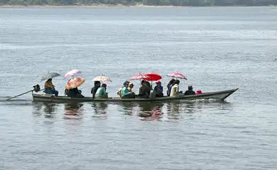 Tefé (AM), 18/08/2024 - Lago Tefé. Matéria Lagos na Amazônia maior média de temperatura para agosto. Foto: Adriano Gambarini/WWF-Brasil
