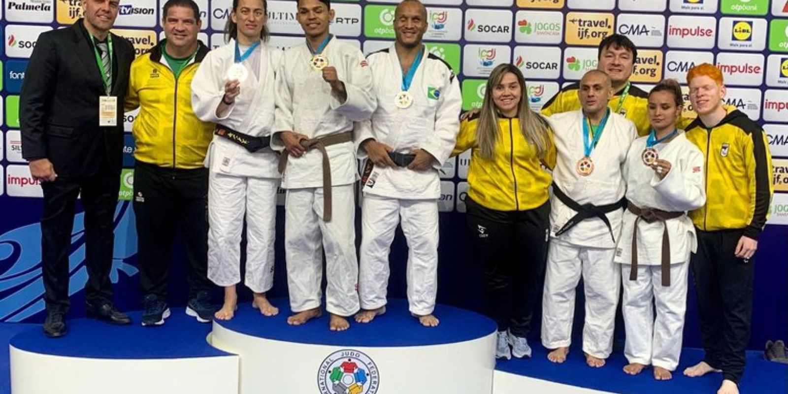 El judo paralímpico debuta en el Gran Premio de Almada con cinco podios