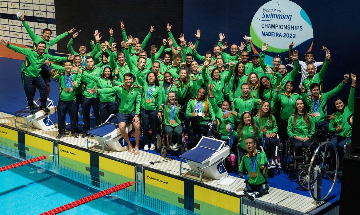 Ale Cabral/CPB/Direitos Reservados Delegação Brasileira, Mundial de Natação paralímpica, portugal