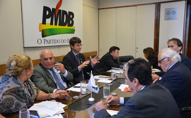 Brasília - O PMDB instalou a comissão de ética do partido para analisar a expulsão do recém-empossado ministro da Aviação Civil, deputado Mauro Lopes, da legenda (José Cruz/Agência Brasil)