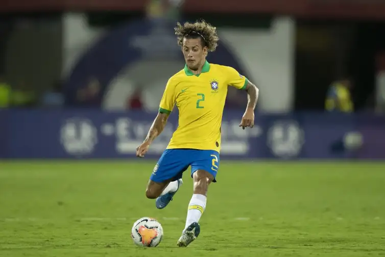 Lucas Figueiredo/CBF/Direitos Reservados Guga, do Atlético-MG, é convocado para o lugar de Emerson, na seleção olímpica - brasil - futebol