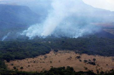 Parque Nacional da Chapada dos Veadeiros enfrenta incêndio de grandes proporções