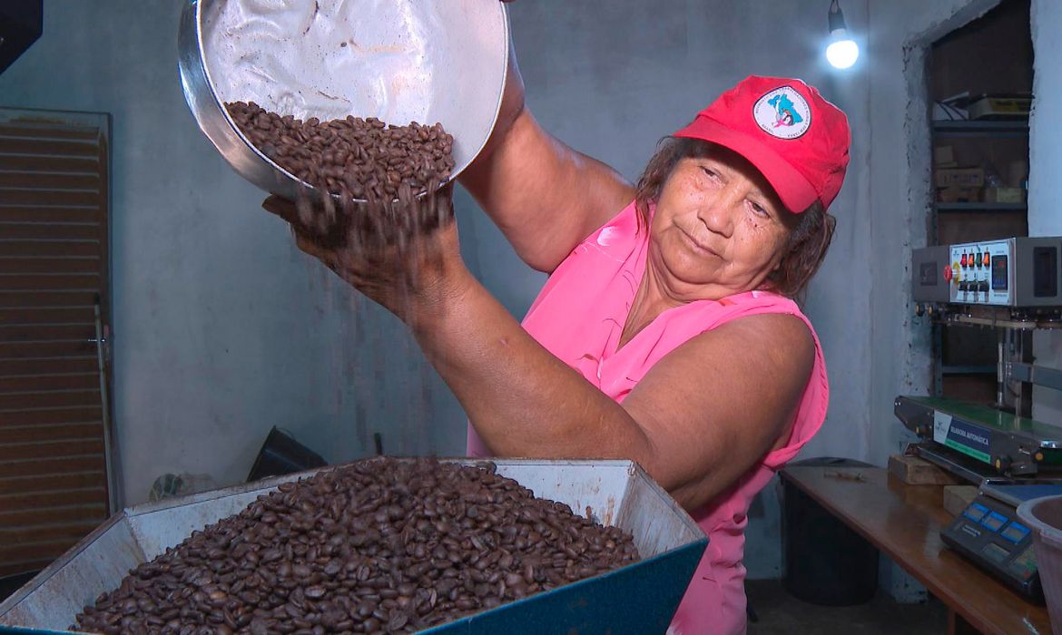 CAMINHOS DA REPORTAGEM - Caminhos da Reportagem revela os desafios da agricultura familiar. – O Café da Cecília é produzido em Iaras, no interior de São Paulo.   Frame: TV Brasil