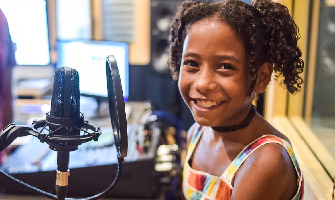 Bastidores do programa infantil blim-blem-blom