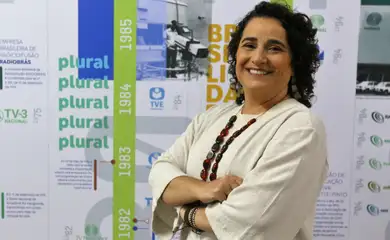 Rio de Janeiro (RJ), 09/04/2024 - Luciana Zogaib, narradaora esportiva da EBC. Foto: Tânia Rêgo/Agência Brasil