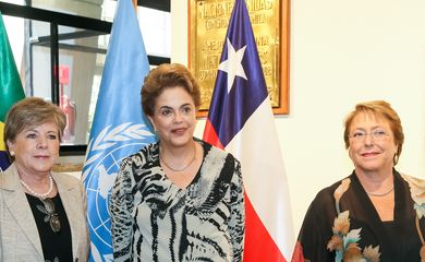 Santiago - Presidenta Dilma Rousseff durante Visita à Comissão Econômica para a América Latina e o Caribe-CEPAL (Roberto Stuckert Filho/PR)
