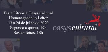 Flyer Festa Literária Oasys Cultural