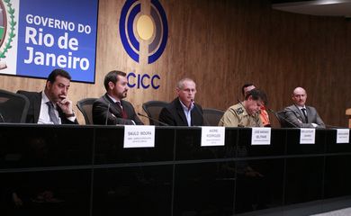Coletiva para anúncio do esquema de segurança dos Jogos Olímpicos 2016